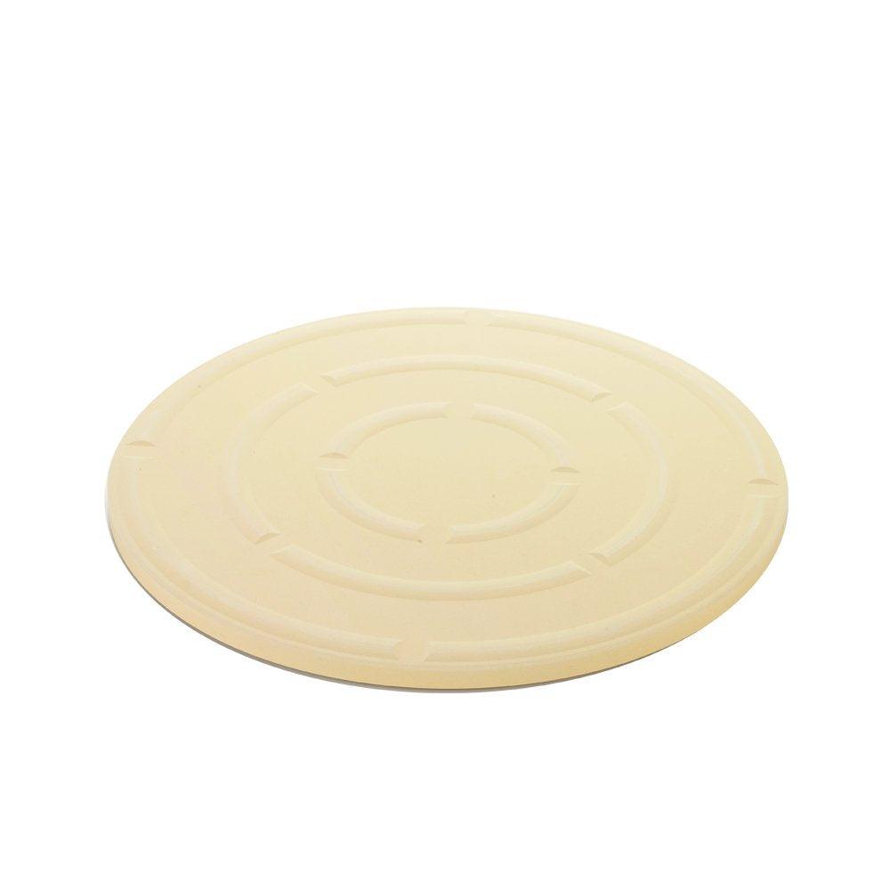 KIBOW 15" Round Cordierite Ceramic Pizza Grilling Stone for Ovens & Grills - CookCave