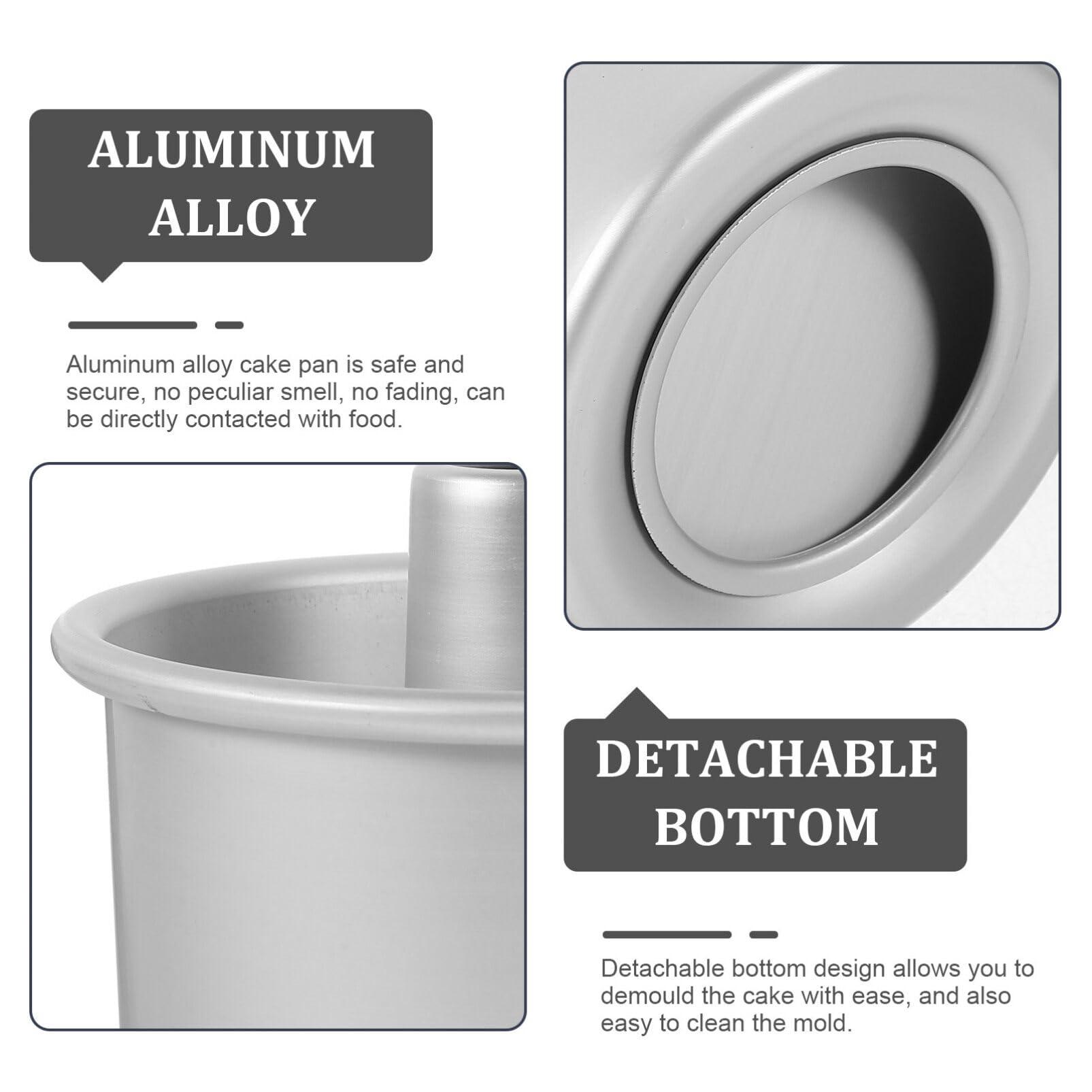 Kichvoe 1 Set Round Baking Pan Cake Baking Pans Cake Mold Wedding Cake Plates Cookie Cake Pan Nonstick Grill Pan Cake Pops Mold Round Cake Pan Cookie Mold Baking Tools Aluminum Alloy Metal - CookCave