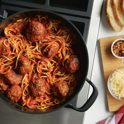 KitchenAid Hard Anodized Nonstick Stockpot with Lid, 8 Quart, Onyx Black - CookCave