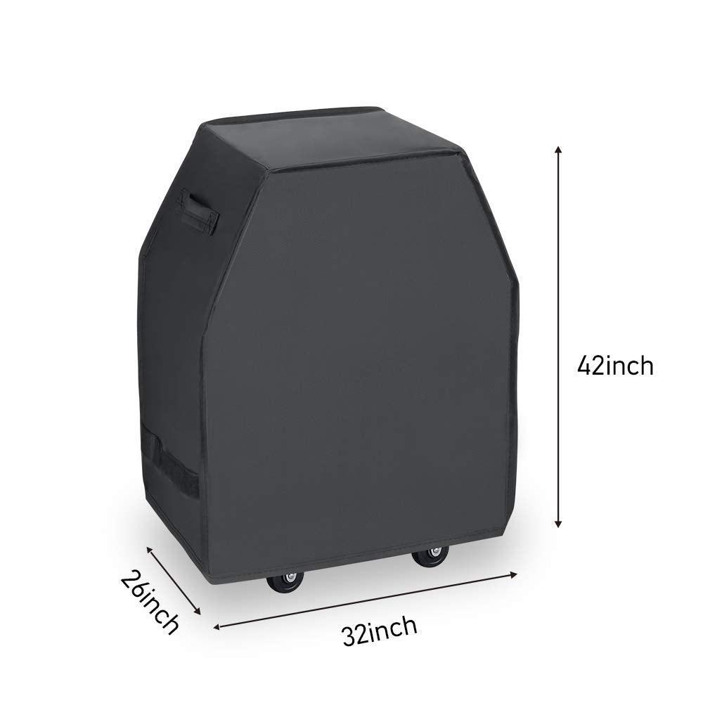 KOLIFE K LIFE Grill Cover 32 Inch, Heavy Duty Waterproof BBQ Cover, 2 Burners Gas Grill Cover for Weber, Char-Broil, Brinkmann, 32" W x 26" D x 42" H - CookCave