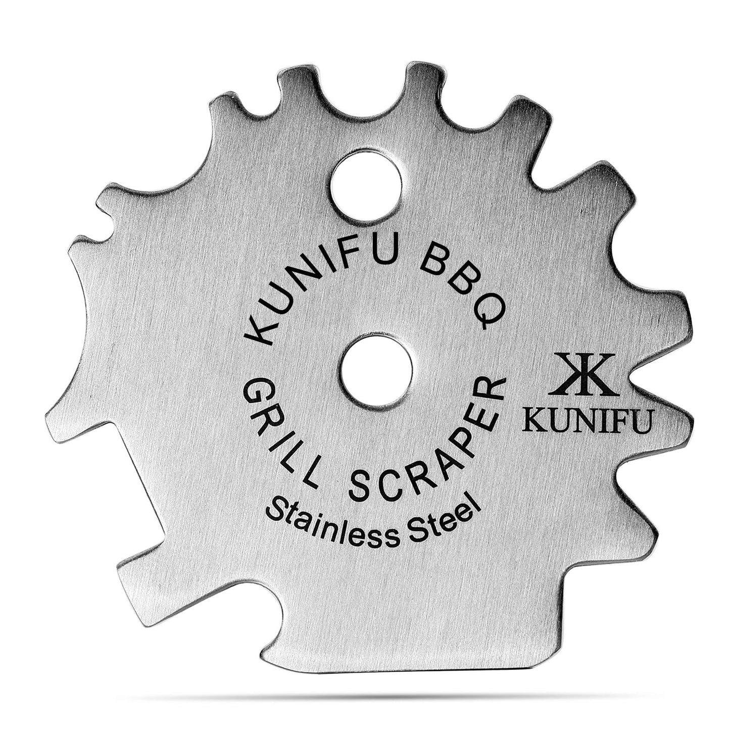 KUNIFU BBQ Grill Scraper, Stocking Stuffers, Bristle-Free for Griddle, Kitchen Gadgets Cleaner, Camping Accessories, Ideal Gifts for Christmas, for Men, Dad, Husband, Boyfriend, Fathers Day - CookCave