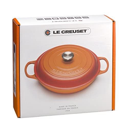 Le Creuset Enameled Cast Iron Signature Braiser, 5 qt. , Oyster - CookCave