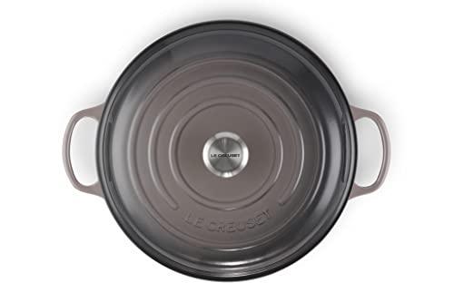 Le Creuset Enameled Cast Iron Signature Braiser, 5 qt. , Oyster - CookCave