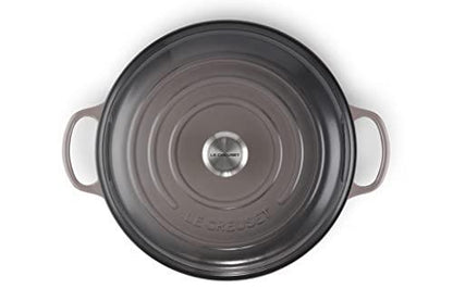 Le Creuset Enameled Cast Iron Signature Braiser, 5 qt. , Oyster - CookCave