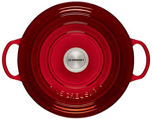 Le Creuset Signature Cast Iron Chef's Oven, 7.5qt, Cerise - CookCave