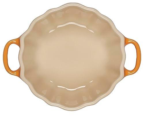 Le Creuset Stoneware Figural Pumpkin Petite Cocotte, 12 oz., Persimmon - CookCave