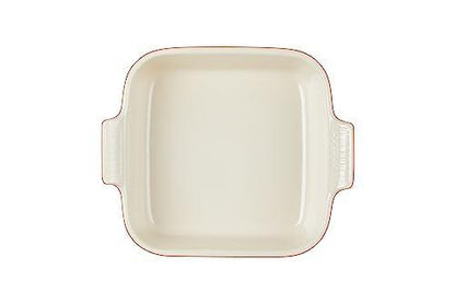 Le Creuset Stoneware Heritage Square Dish, 3 qt. (9"), Cerise - CookCave