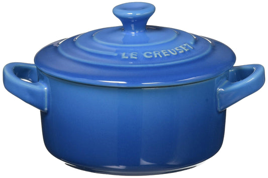 Le Creuset Stoneware Mini Round Cocotte, 8 oz., Marseille - CookCave