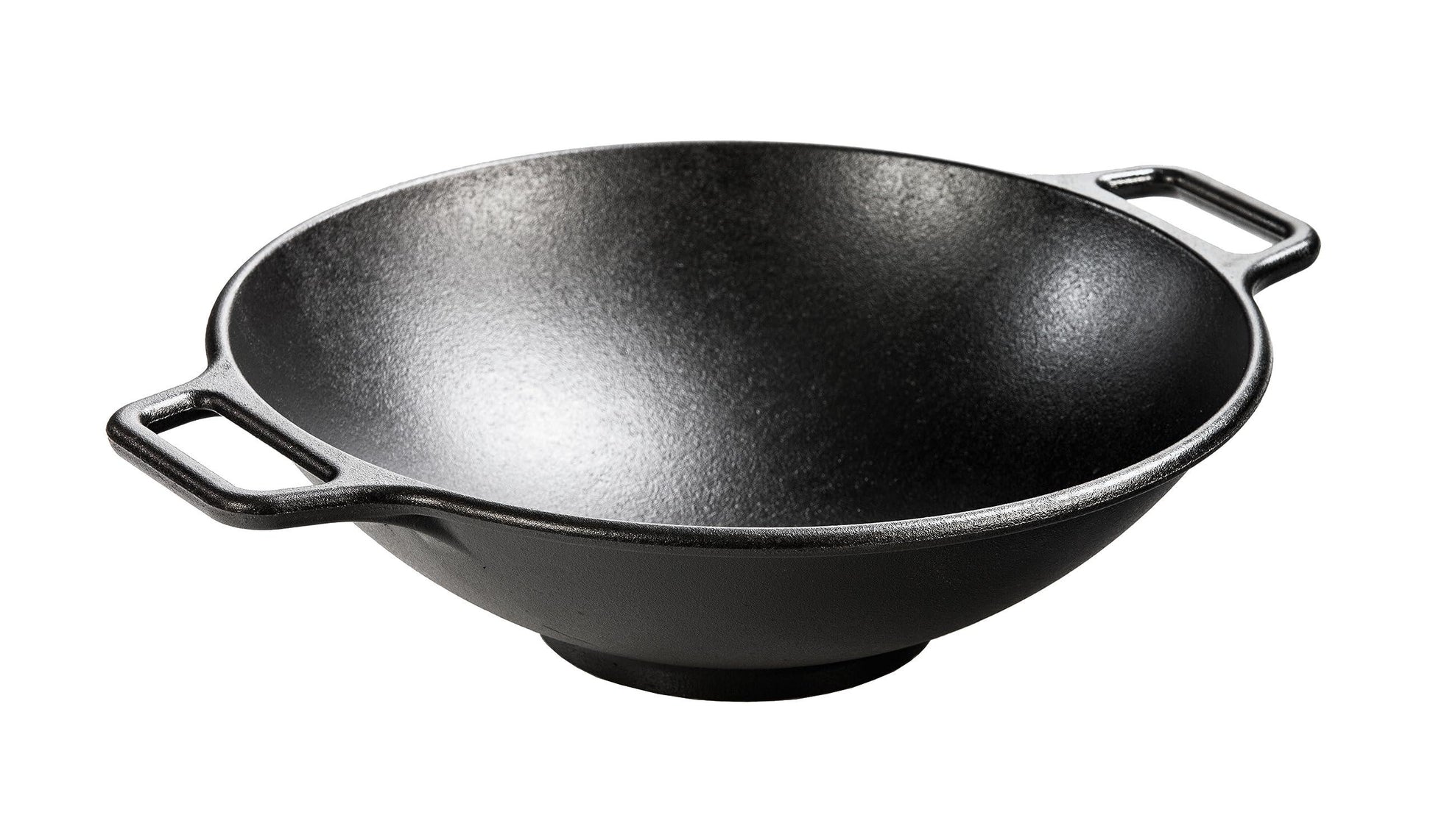 Lodge BOLD 14 Inch Seasoned Cast Iron Wok; Design-Forward Cookware - CookCave