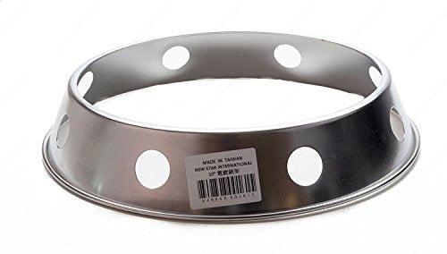 M.V. Trading New Star International NCWS9 Steel Wok Rack, 7¾-Inch and 9¾-Inch Reversible Size - CookCave