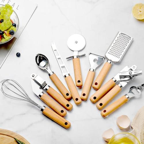 MAGICLULU 1 Set 9pcs Baking Tool Set Cookware Kitchen Gadgets Hand Tools Silicone Baking Pan Pasta Spoon Silicone - CookCave
