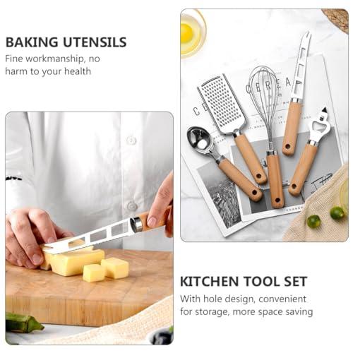 MAGICLULU 1 Set 9pcs Baking Tool Set Cookware Kitchen Gadgets Hand Tools Silicone Baking Pan Pasta Spoon Silicone - CookCave