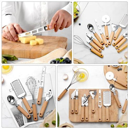 MAGICLULU 1 Set 9pcs Baking Tool Set Cookware Kitchen Gadgets Hand Tools Silicone Baking Pan Pasta Spoon Silicone - CookCave