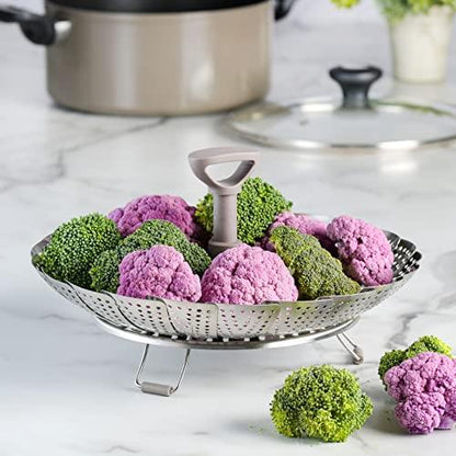 Martha Stewart Richburn, Steamer Insert (10.6"), Stainless Steel - CookCave