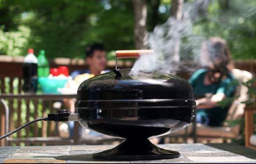 MECO 2120.4.111 Lock 'N Go Electric Grill, Black - CookCave