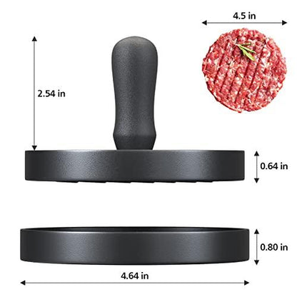 Naitesen Hamburger Press Patty Maker Burger Patty Maker Non-Stick Burger Smasher Cooking Gadgets for Kitchen Baking - CookCave