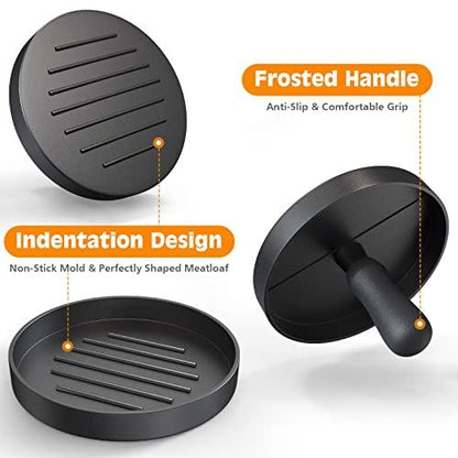Naitesen Hamburger Press Patty Maker Burger Patty Maker Non-Stick Burger Smasher Cooking Gadgets for Kitchen Baking - CookCave