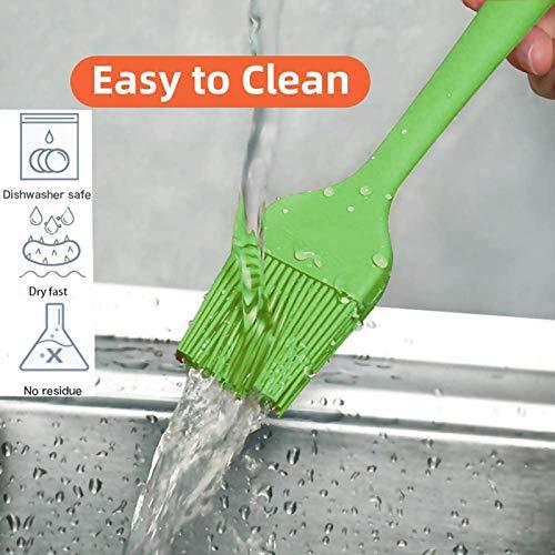 Ortarco Silicone Basting Pastry Brush for Baking Cooking Bbq Grill Spread Oil Butter Sauce 2 Pack - CookCave
