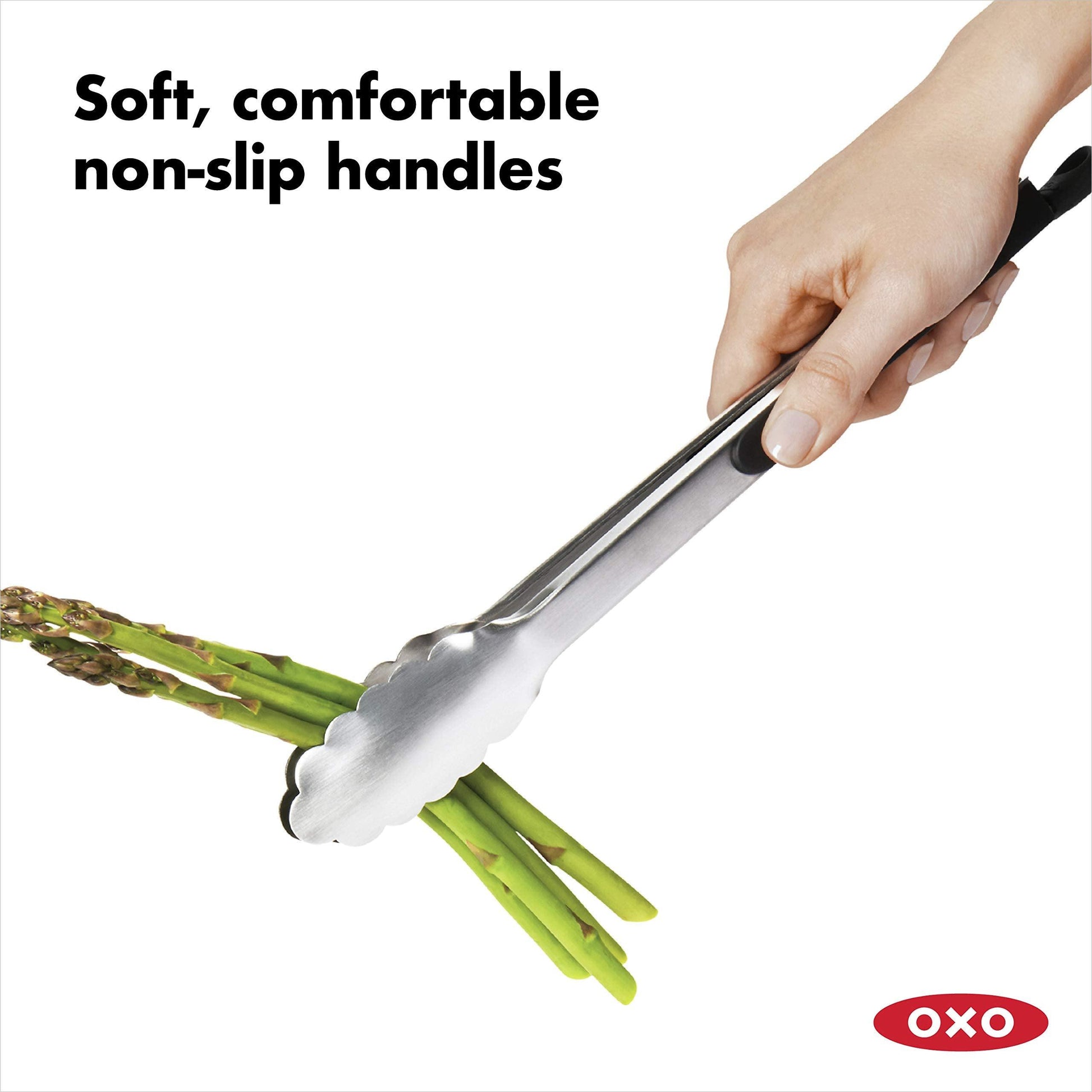 OXO Good Grips 12-Inch Stainless-Steel Locking Tongs - CookCave