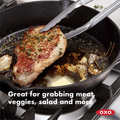 OXO Good Grips 12-Inch Stainless-Steel Locking Tongs - CookCave