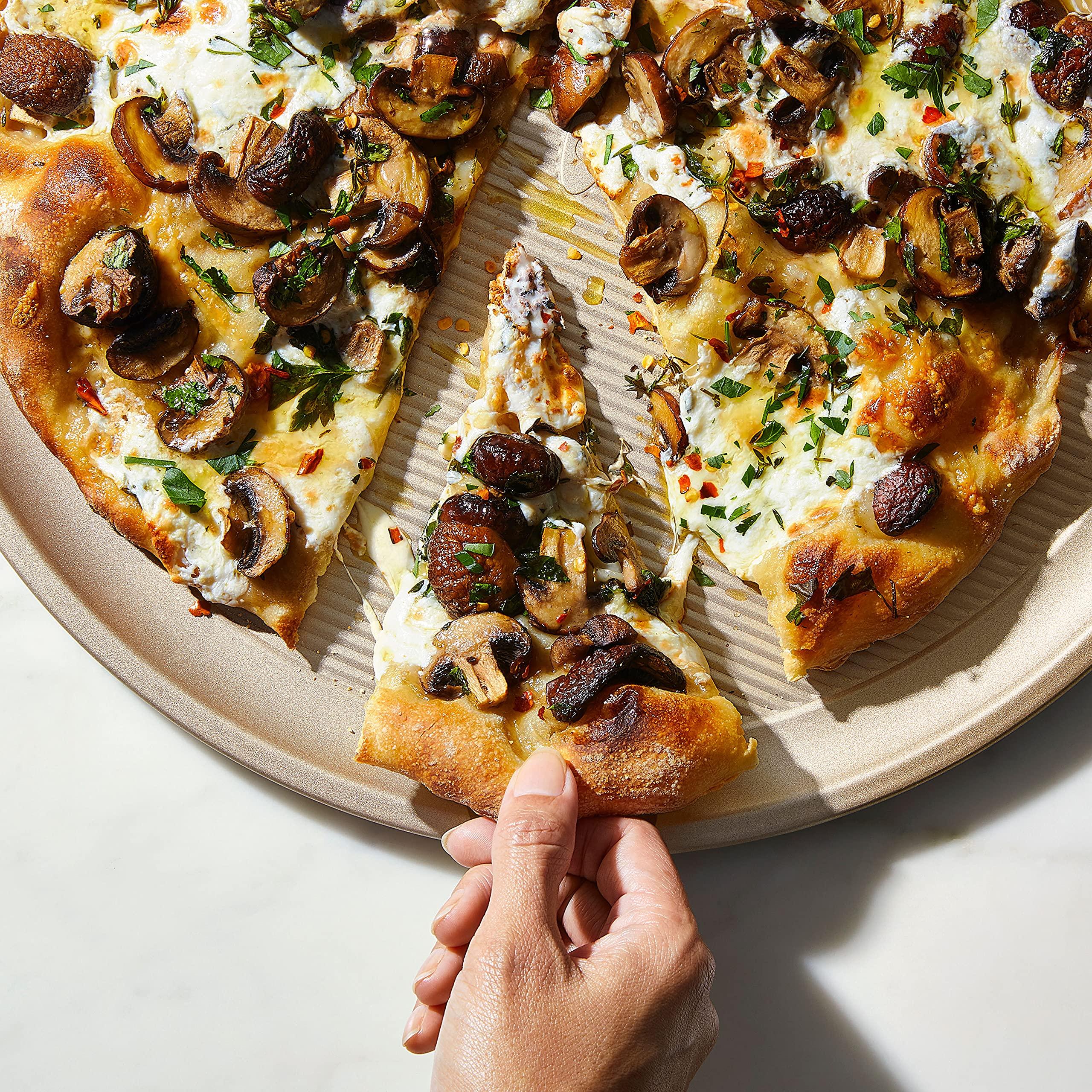 Good Grips Non-Stick Pro Pizza Pan with Perforated Design and Handles