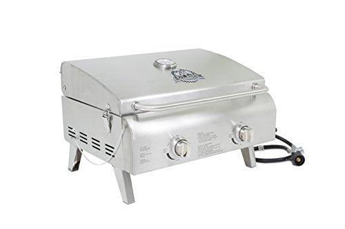 Pit Boss Grills 75275 Stainless Steel Two-Burner Portable Grill - CookCave