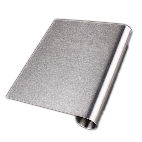 Pro Dough Pastry Scraper/Cutter/Chopper Stainless Steel Mirror Polished with Measuring Scale Multipurpose- Cake, Pizza Cutter - Pastry Bread Separator Scale Knife - CookCave
