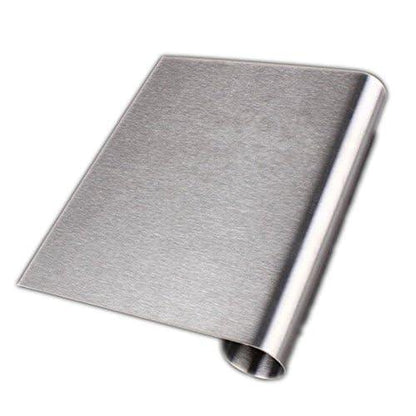 Pro Dough Pastry Scraper/Cutter/Chopper Stainless Steel Mirror Polished with Measuring Scale Multipurpose- Cake, Pizza Cutter - Pastry Bread Separator Scale Knife - CookCave