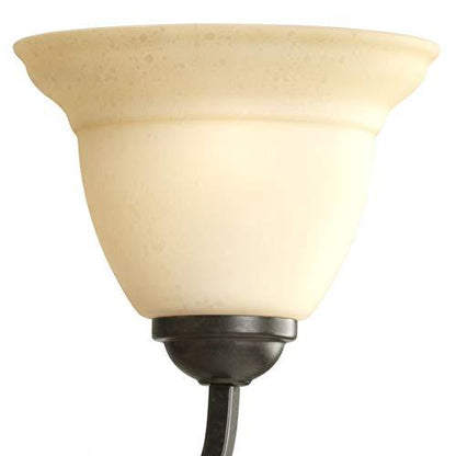 Progress Lighting P4417-77 6-Light Two-Tier Torino Chandelier, Forged Bronze - CookCave