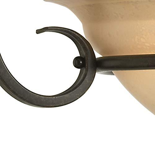 Progress Lighting P4417-77 6-Light Two-Tier Torino Chandelier, Forged Bronze - CookCave