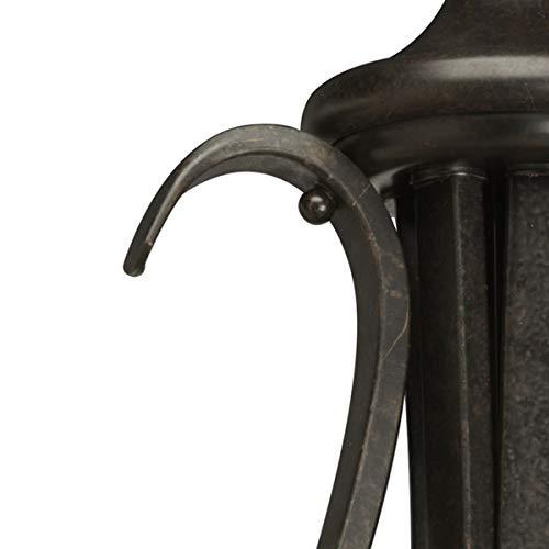 Progress Lighting P4417-77 6-Light Two-Tier Torino Chandelier, Forged Bronze - CookCave