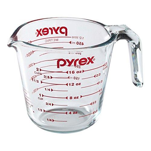 Pyrex Prepware 2-Piece Glass Measuring Set, 1 and 2-Cup, 2 Pack, Clear - CookCave