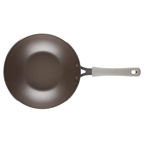 Rachael Ray Cook + Create Nonstick Stir Fry Pan/Wok, 10.5 Inch, Gray - CookCave