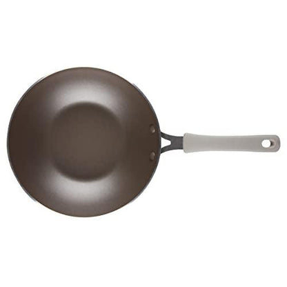 Rachael Ray Cook + Create Nonstick Stir Fry Pan/Wok, 10.5 Inch, Gray - CookCave