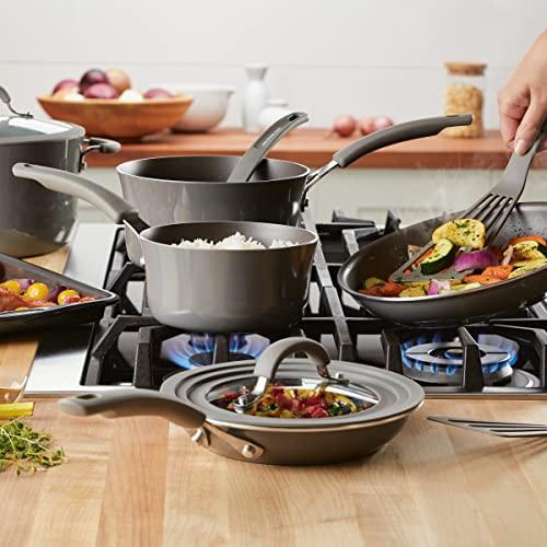 Rachael Ray Cook + Create Nonstick Stir Fry Pan/Wok, 10.5 Inch, Gray - CookCave