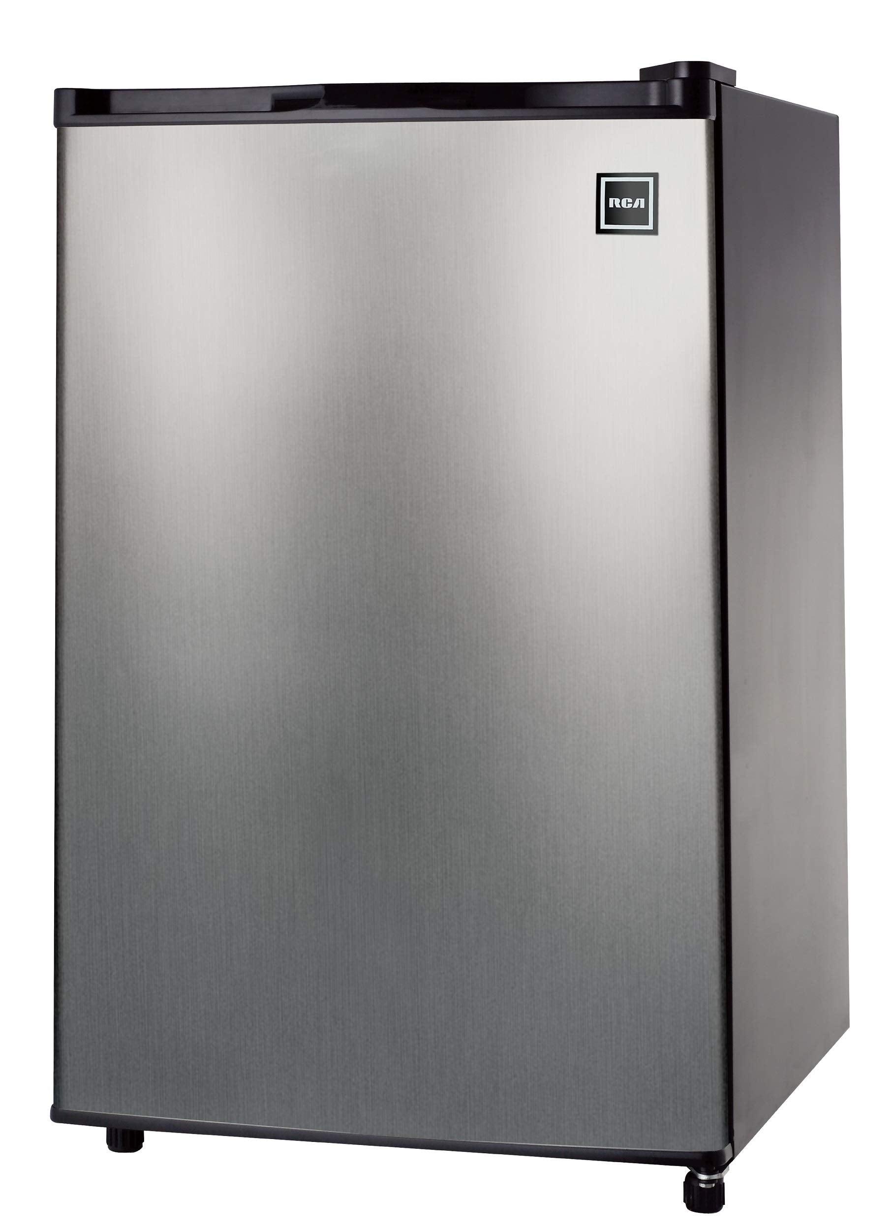 RCA 465 RFR441/RFR465 RFR441 Compact Fridge, 4.5 Cubic Feet, Stainless Steel - CookCave