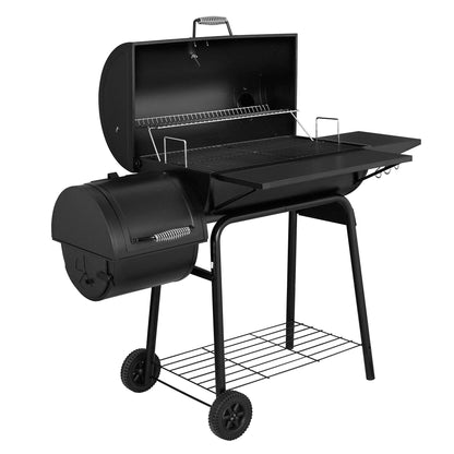 Royal Gourmet CC1830SC Charcoal Grill Offset Smoker with Cover, 811 Square Inches, Black, Outdoor Camping - CookCave