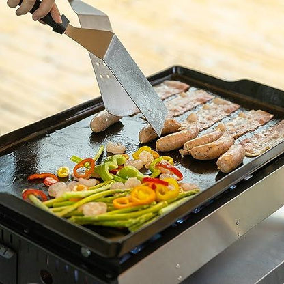 Royal Gourmet PD1300 Portable 3-Burner Propane Gas Grill Griddle,Black 23.6 Inch - CookCave