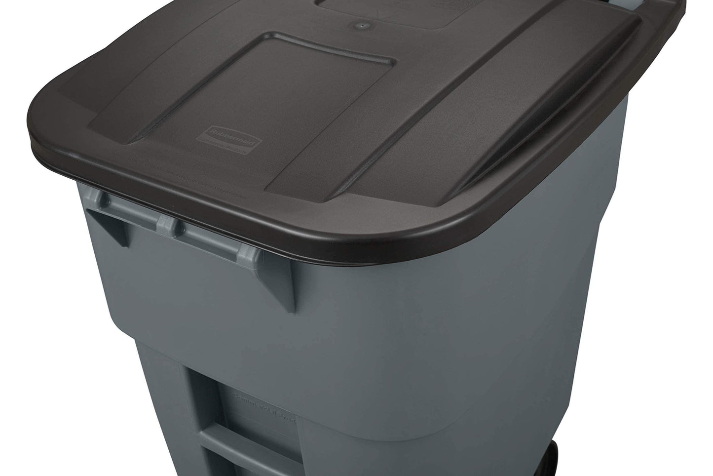 Rubbermaid Commercial Products Brute Rollout Trash/Garbage Can/Bin with Wheels, 50 GAL, for Restaurants/Hospitals/Offices/Back of House/Warehouses/Home, Gray (FG9W2700GRAY) - CookCave