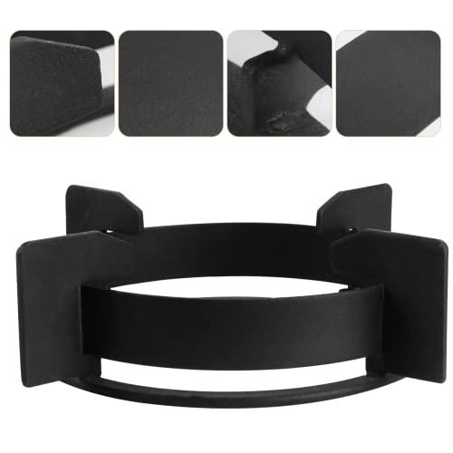 SOLUSTRE 26CM Wok Ring Cast Iron Work Rack Electric Stove Burners Pot Holder Stove Trivets Windproof Windscreen Cooktop Range Pan Pot Holder Stand Ring HolderCookware Ring Wok Accessories - CookCave