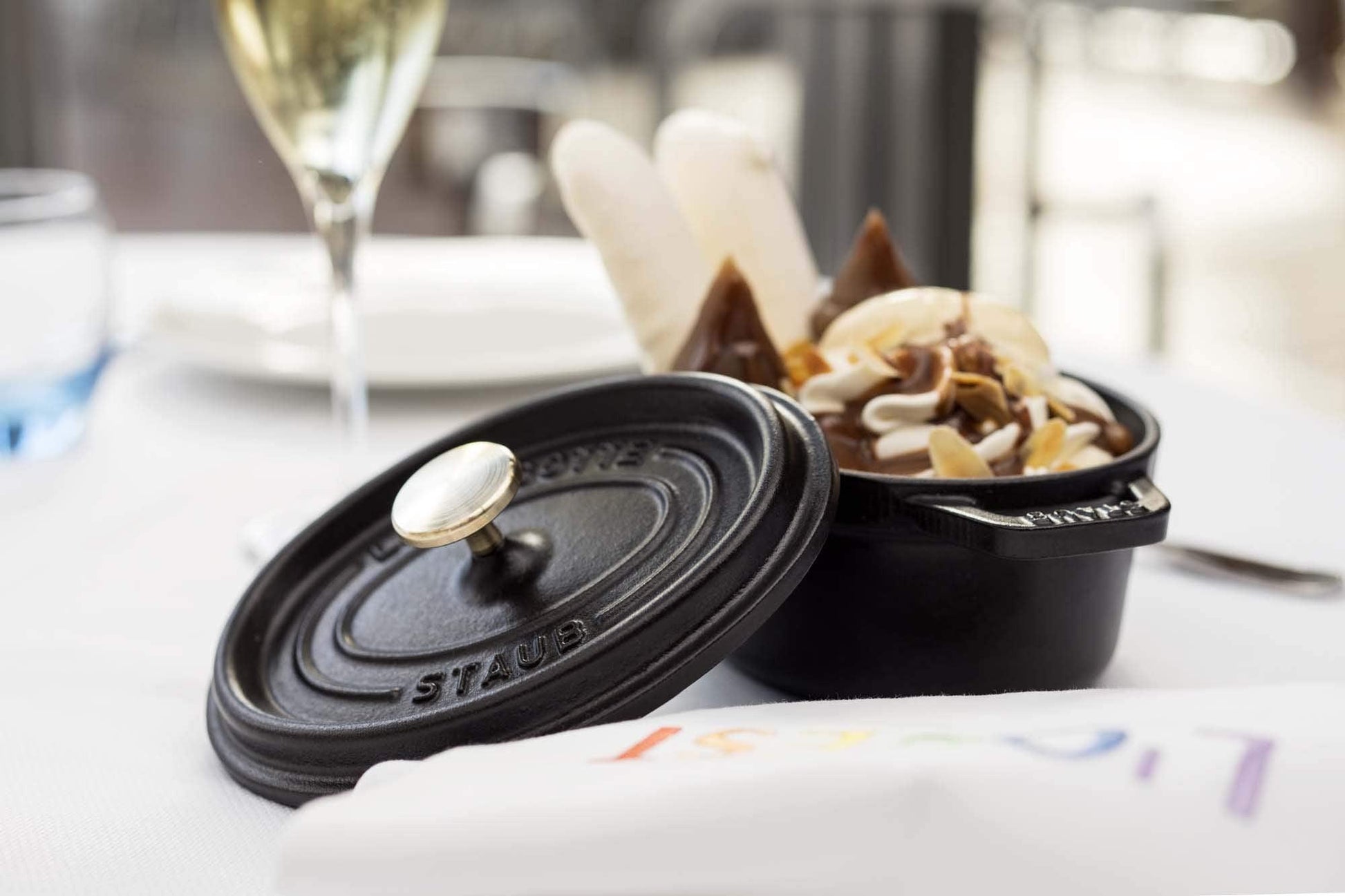 Staub Cast Iron 0.25-qt Mini Round Cocotte - Matte Black, Made in France - CookCave