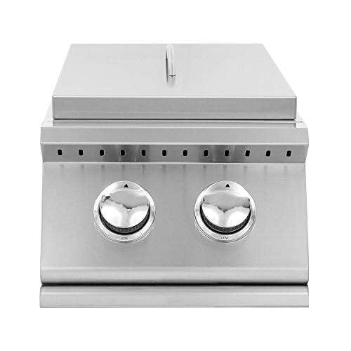 Summerset Sizzler Series Built-In Double Side Burner, Natural Gas - CookCave
