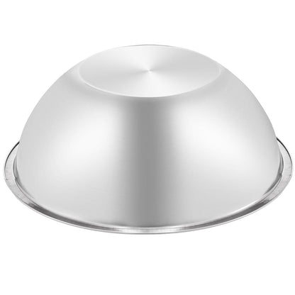 Suwimut 3 Pack Stainless Steel Mixing Bowls, 5 Quart Flat Base Stainless Steel Serving Bowls, 13 Inch Mirror Polish Large Metal Bowl Set for Kitchen Cooking, Baking, Prepping - CookCave