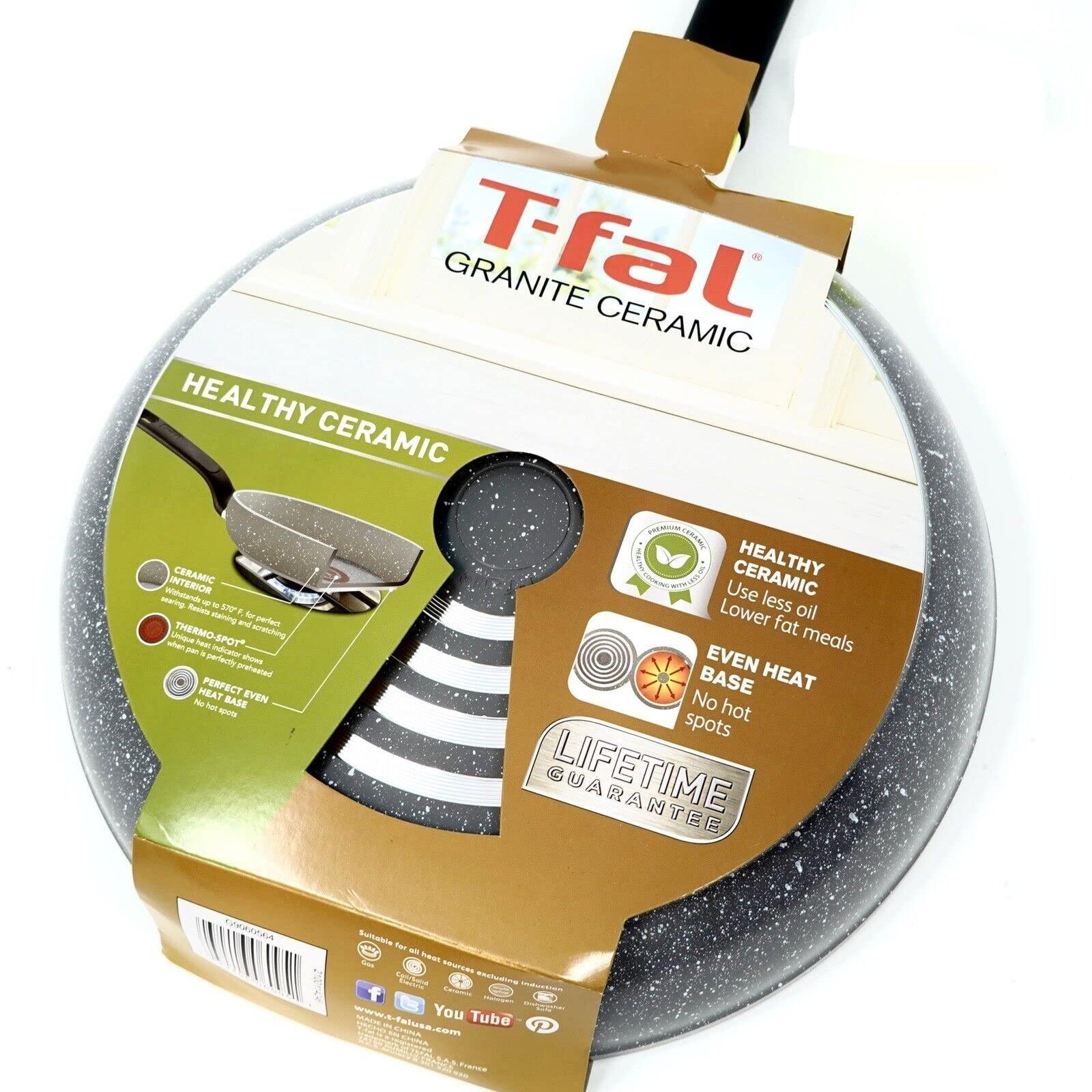 T-fal Granite Ceramic 10.5 Inch Fry Pan - CookCave