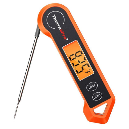 ThermoPro TP19H Digital Meat Thermometer for Cooking with Ambidextrous Backlit, Waterproof Kitchen Food BBQ Grill Smoker Oil Fry Candy Instant Read - CookCave