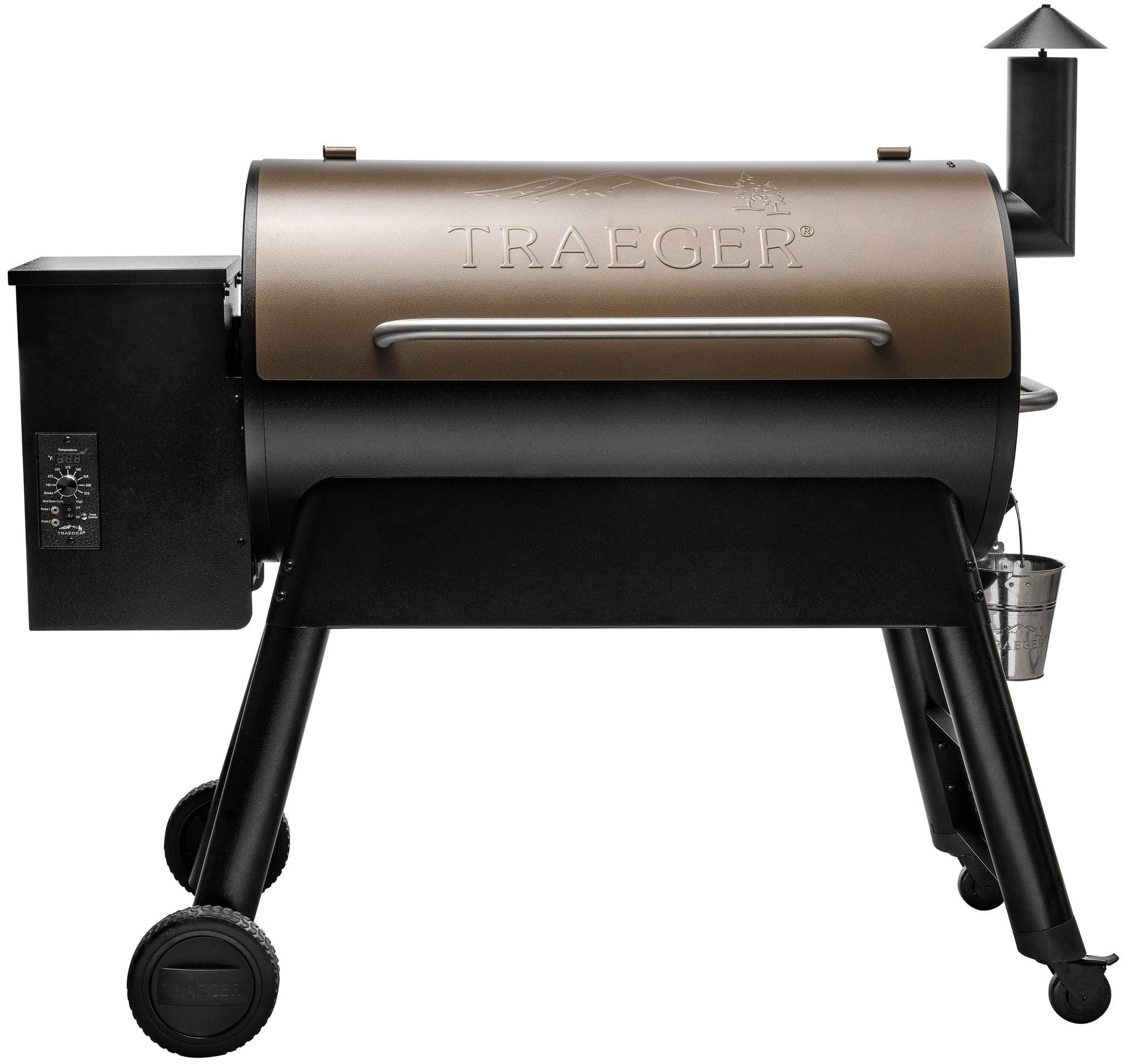 Traeger Grills Pro Series 34 Electric Wood Pellet Grill and Smoker, Bronze, Large - CookCave