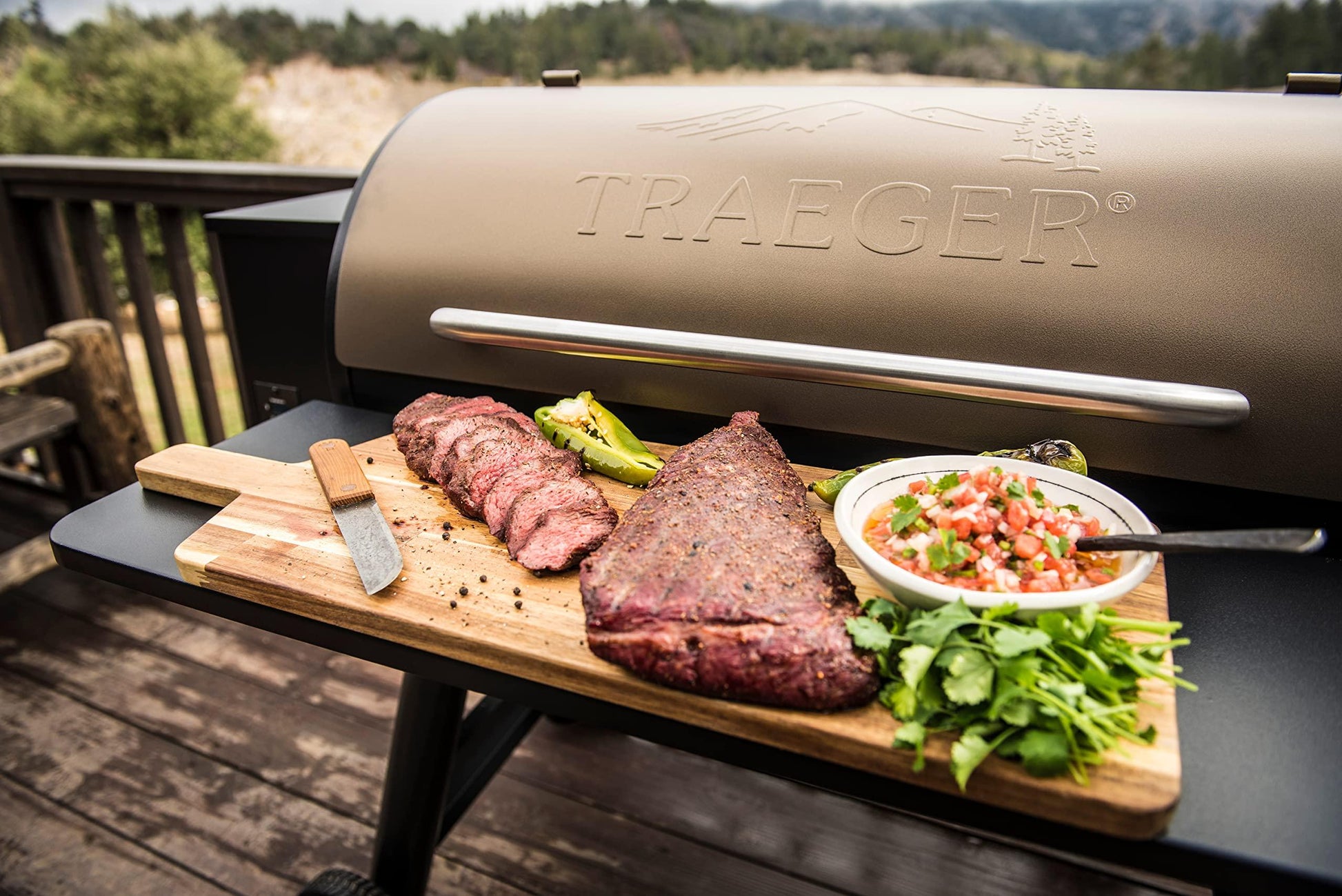 Traeger Grills Pro Series 34 Electric Wood Pellet Grill and Smoker, Bronze, Large - CookCave