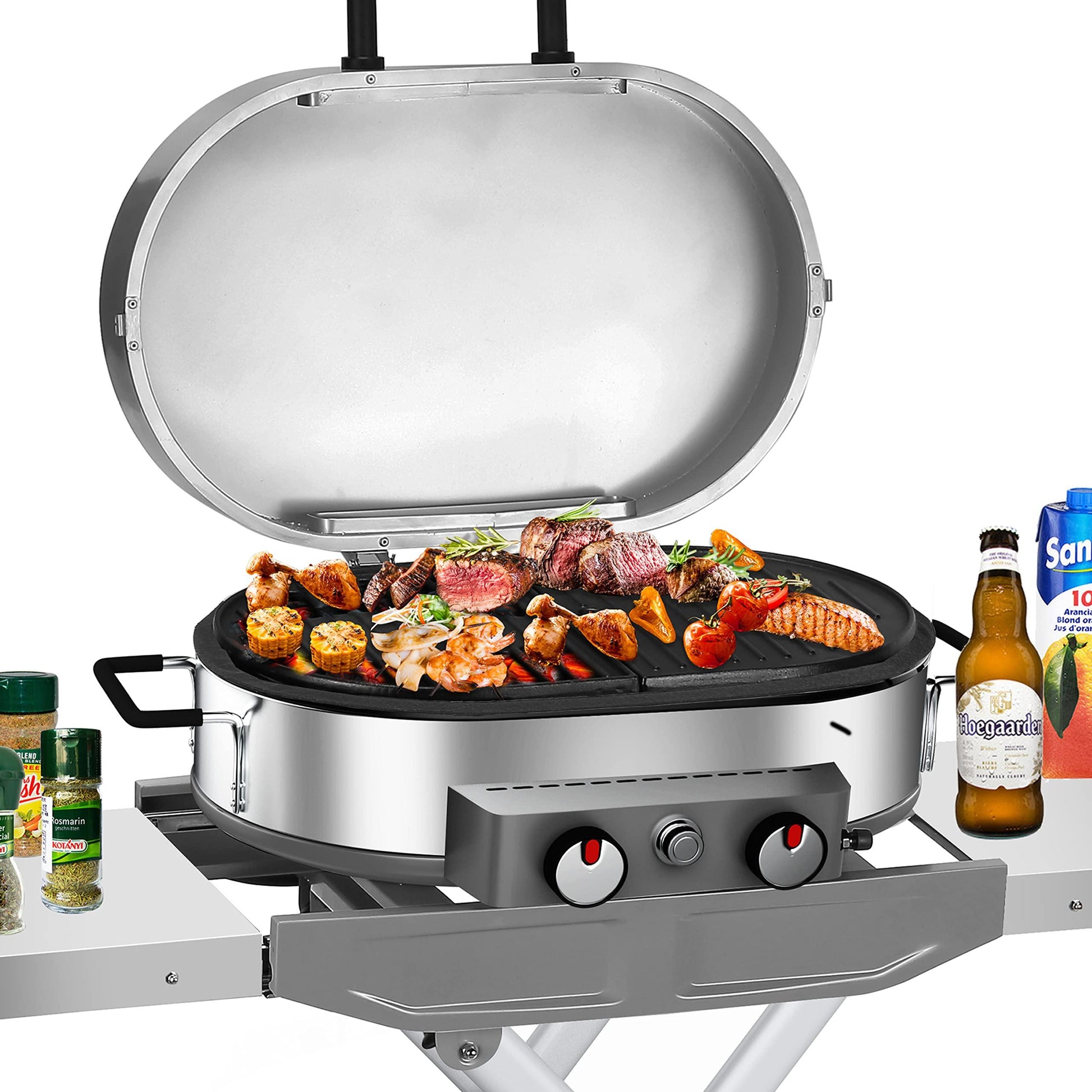 UNCO- Smoker Gasket, 15 Ft, 1/2"X1/8", Grill Gasket, Heat Gasket, Smoker Heat Tape, Smoker Gasket Sealer High Temp, Kettle Grill Gasket, BBQ Gasket, High Temperature Gasket Smoker, Smoker Door Gasket - CookCave