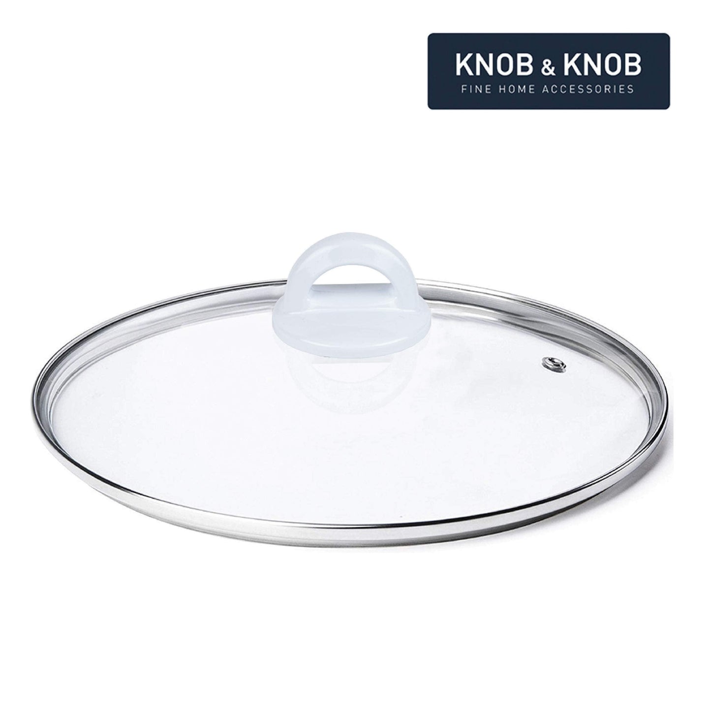 Universal Pot Lid Replacement White Knobs Pan Lid Holding Handles (1 Pack) - CookCave