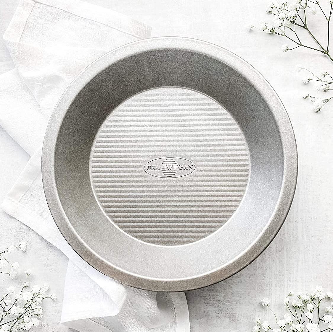 USA Pan Bakeware Aluminized Steel Pie Pan, 9-Inch - CookCave